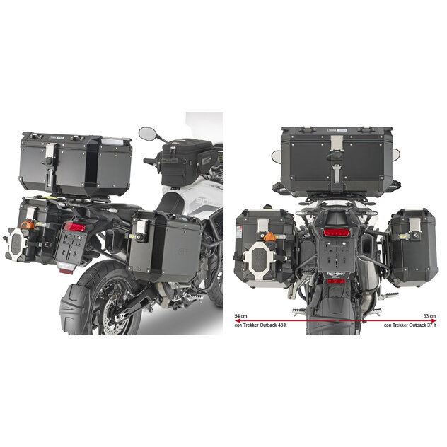 Držiak bočných kufrov GIVI pre TRIUMPH TIGER 900 (24) PLO6425CAM Držiak bočných kufrov GIVI pre TRIUMPH TIGER 900 (24) PLO6425CAM