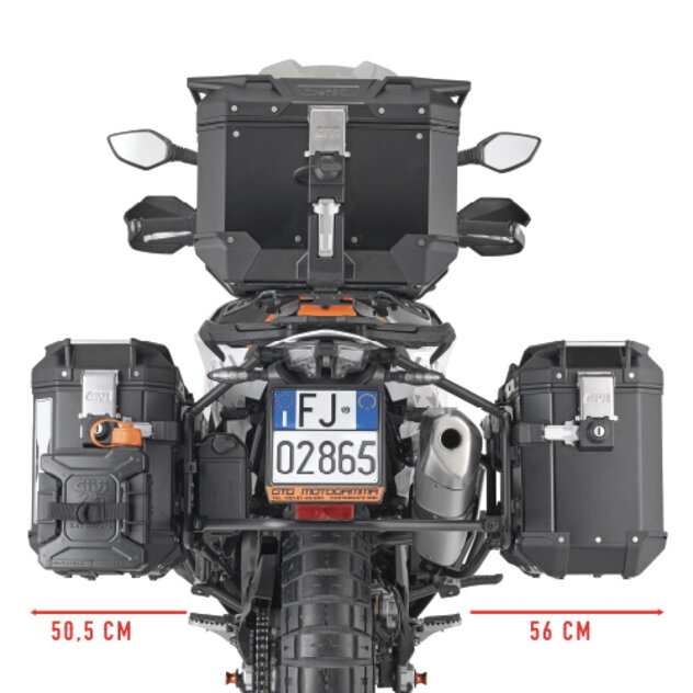 Držiak bočných kufrov GIVI pre KTM 790 ADVENTURE / 890 SMT (23) PLO7717CAM Držiak bočných kufrov GIVI pre KTM 790 ADVENTURE / 890 SMT (23) PLO7717CAM