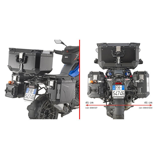 Držiak bočných kufrov GIVI pre BMW R 1300 GS (24) PLOS5143CAM Držiak bočných kufrov GIVI pre BMW R 1300 GS (24) PLOS5143CAM