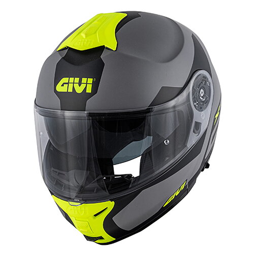 Prilba GIVI X.21 Challenger Spirit Sivo čierno žltá Prilba GIVI X.21 Challenger Spirit Sivo čierno žltá