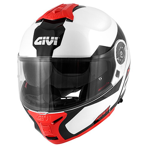 Prilba GIVI X.21 Challenger Spirit bielo čierno červená Prilba GIVI X.21 Challenger Spirit bielo čierno červená