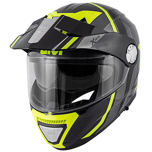 Prilba GIVI X.33 Canyon Division sivo žltá fluo