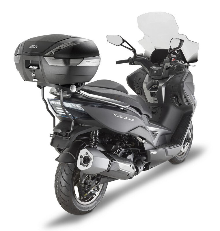 Nosič zadného kufra GIVI pre KYMCO XCITING 400'13 SR6104 Nosič zadného kufra GIVI pre KYMCO XCITING 400'13 SR6104
