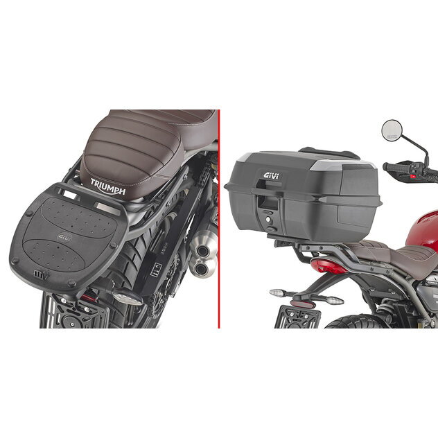 Nosič zadného kufra GIVI pre TRIUMPH SCRAMBLER 400 X (24) SR6424 Nosič zadného kufra GIVI pre TRIUMPH SCRAMBLER 400 X (24) SR6424