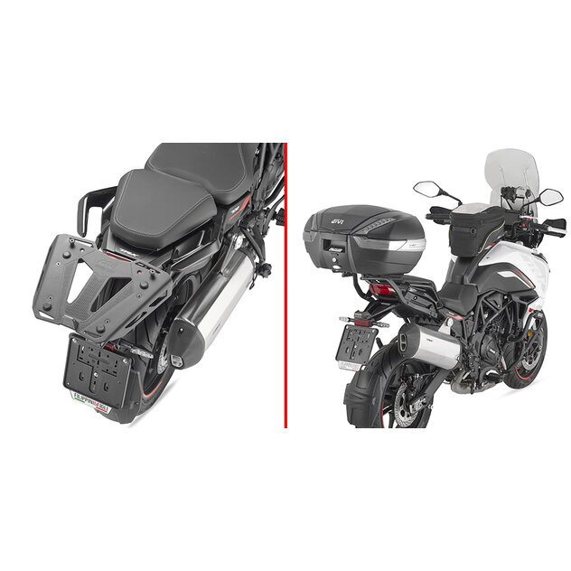 Nosič zadného kufra GIVI pre BENELLI TRK702/X (23-) SR8719 Nosič zadného kufra GIVI pre BENELLI TRK702/X (23-) SR8719