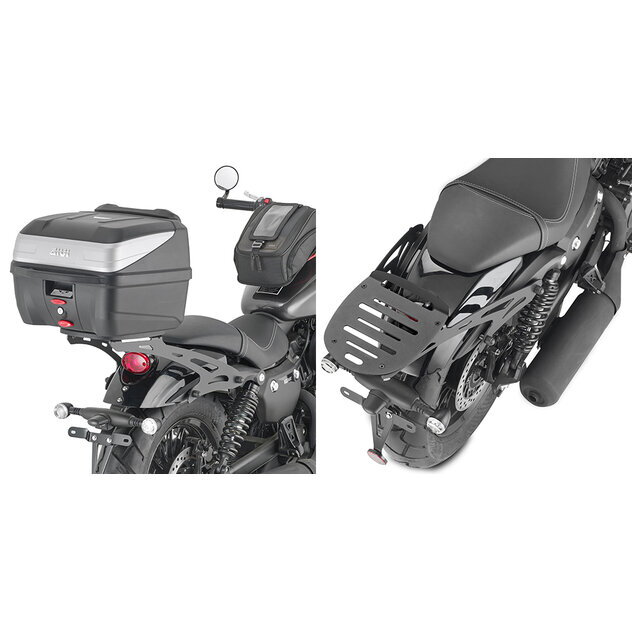 Nosič zadného kufra GIVI pre KEEWAY V 302 C (23) SR9106 Nosič zadného kufra GIVI pre KEEWAY V 302 C (23) SR9106
