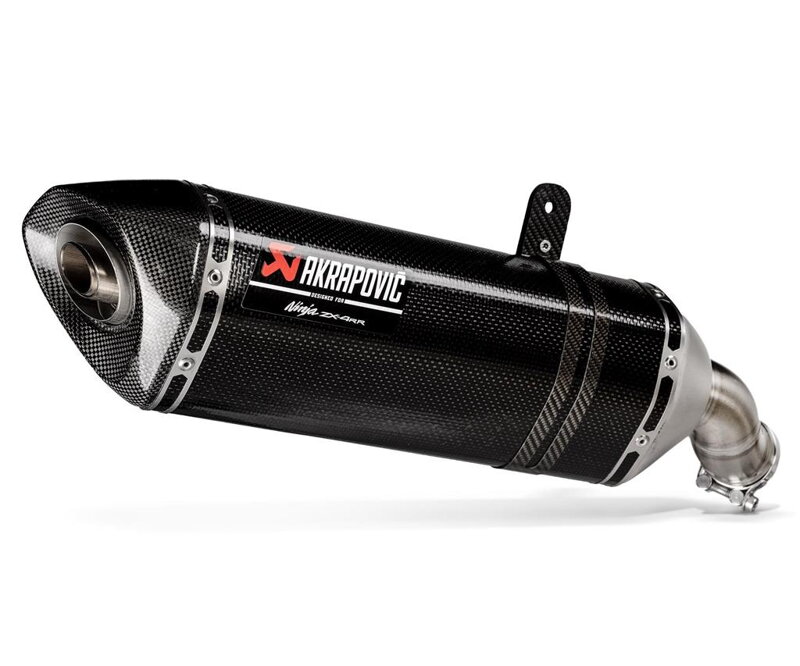 Výfuk AKRAPOVIČ karbónový pre KAWASAKI pre Ninja ZX-4R, 4RR
