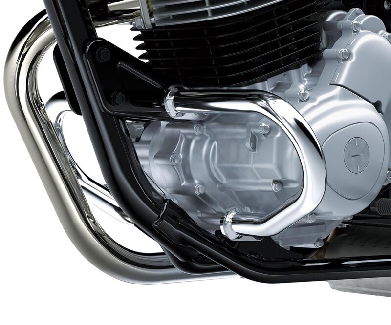 Padací rám KAWASAKI pre W230, Meguro S1 chrómovaný