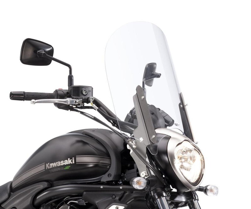 Plexi KAWASAKI veľké pre Vulcan S číre, rýchloupínacie  (KQR™)