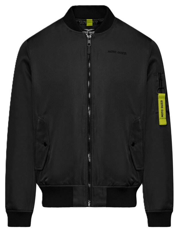 Bunda bomber MOTO GUZZI čierna