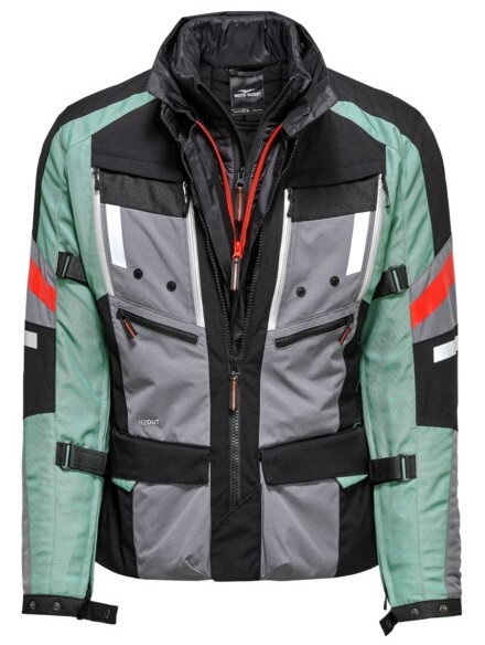 Bunda MOTO GUZZI Adventure Touring zeleno sivá