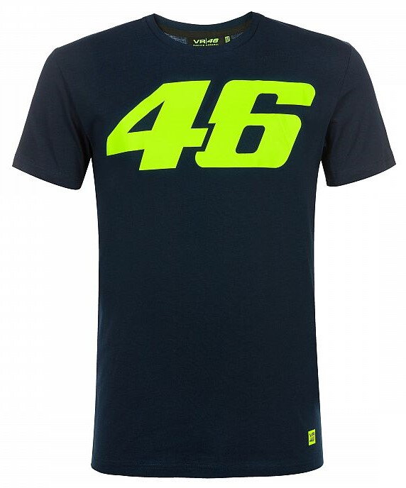 VR46 CORE pánske tričko tmavomodré VR46 CORE pánske tričko tmavomodré