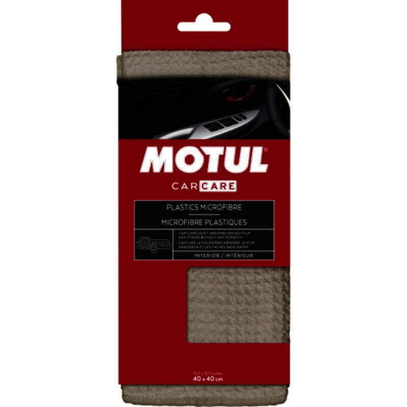 MOTUL Plastics microfibre - Mikrovláknová utierka na plasty