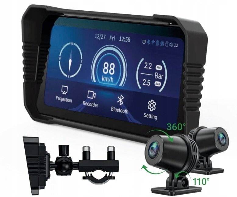 TFT display NAVITEL MS850 Dual s dvoma HD kamerami a TPMS