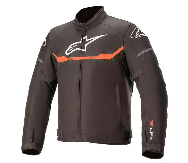 Textilná bunda ALPINESTARS T-SP S Waterproof čierno červená fluo pánska