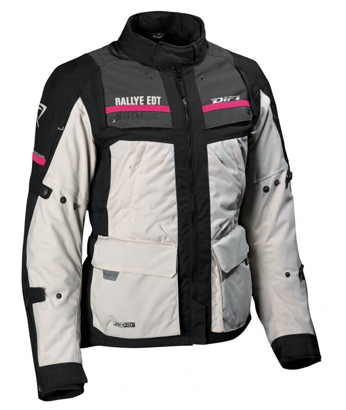 Textilná bunda DIFI Sierra Nevada 3 Aerotex čierno ružovo sivá dámska