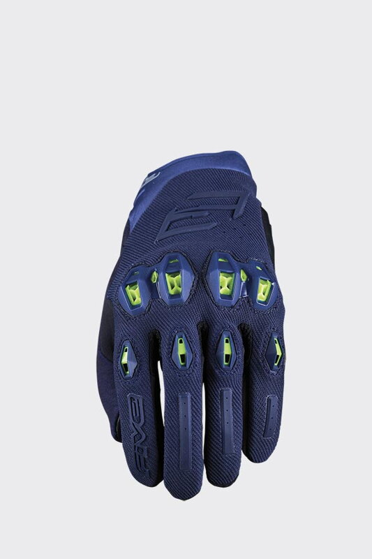 Rukavice FIVE STUNT EVO 2 modro žlté fluo Rukavice FIVE STUNT EVO 2 modro žlté fluo