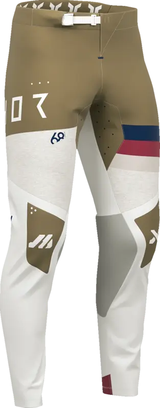 Nohavice THOR Sportmode League bielo medené