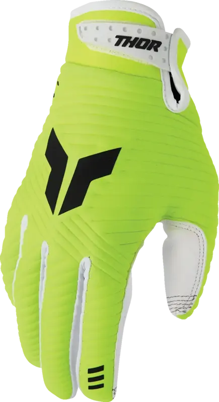 Rukavice THOR Launchmode Cold Weather žlté fluo