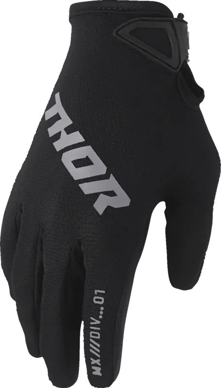 Rukavice THOR Ridemode Static čierne Rukavice THOR Ridemode Static čierne