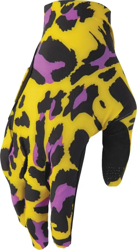 Rukavice THOR Sportmode Cheetah žlto fialové Rukavice THOR Sportmode Cheetah žlto fialové