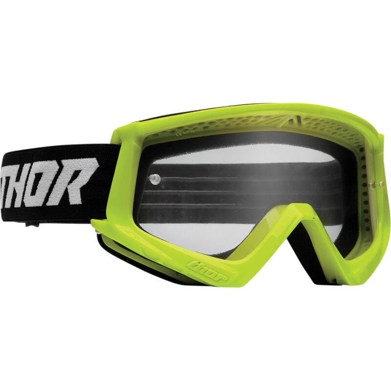 Okuliare THOR Combat Racer čierno žlté fluo 