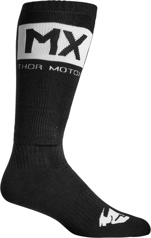 Ponožky THOR MX čierno biele detské 
