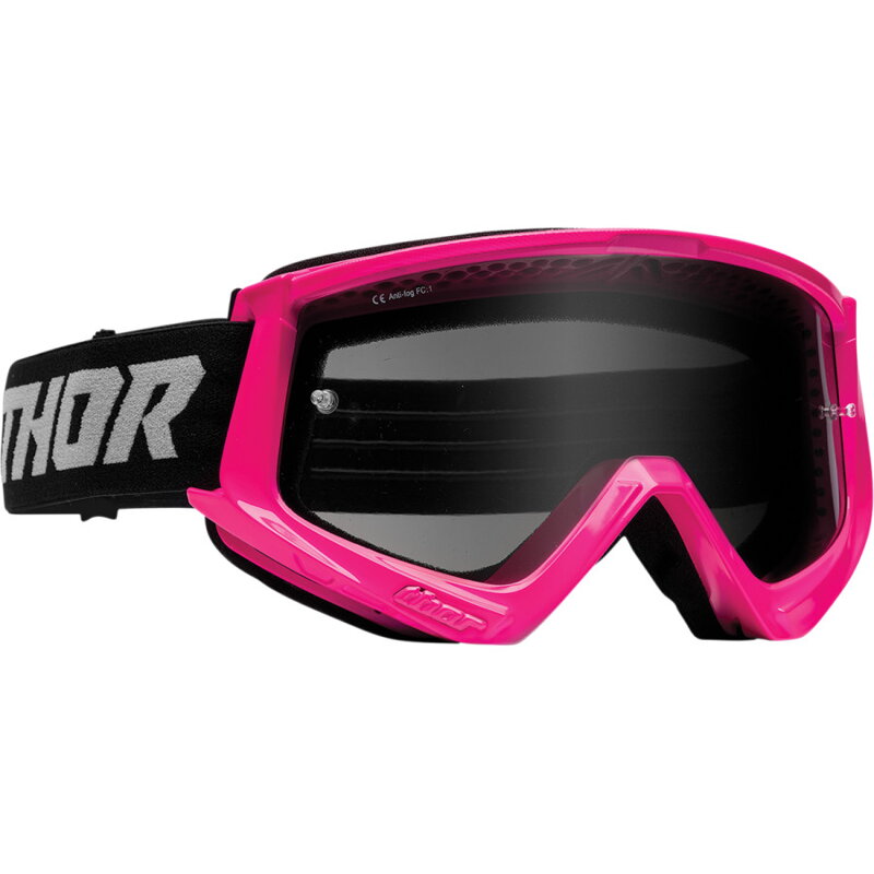 Okuliare THOR Combat Sand Racer fluo ružovo sivé Okuliare THOR Combat Sand Racer fluo ružovo sivé