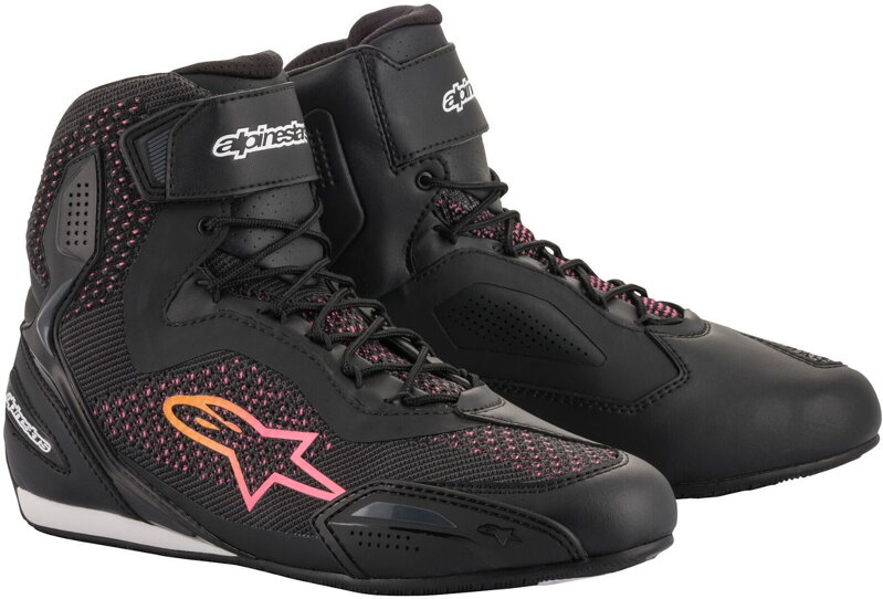 Topánky ALPINESTARS Stella Faster 3 Knit čierno žlto ružové