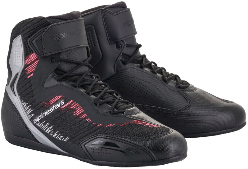 Topánky ALPINESTARS Stella Faster 3 Knit čierno strieborno ružové