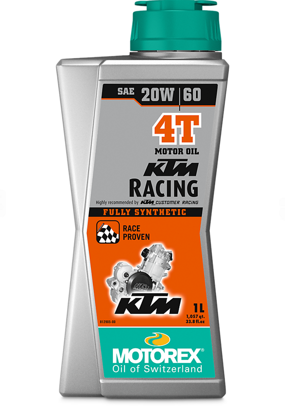 MOTOREX KTM Racing 4T 20W60 1l MOTOREX KTM Racing 4T 20W60 1l