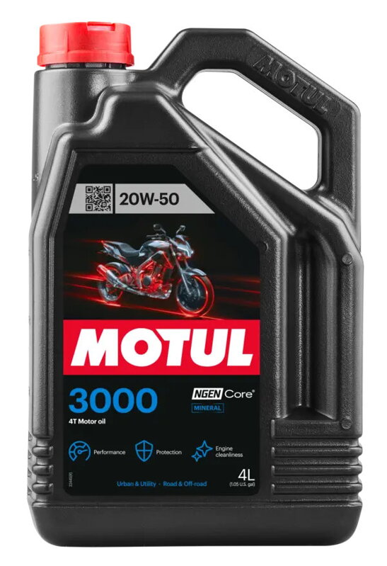 MOTUL 3000 4T 20W50 4l
