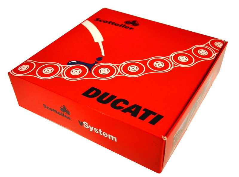 SCOTTOILER V-system Ducati Edition - automatický mazač reťaze SCOTTOILER V-system Ducati Edition - automatický mazač reťaze