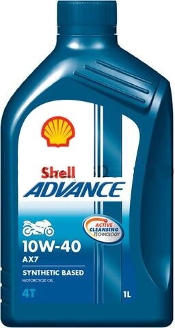 SHELL Advance AX7 4T 10W40 olej 1l SHELL Advance AX7 4T 10W40 olej 1l