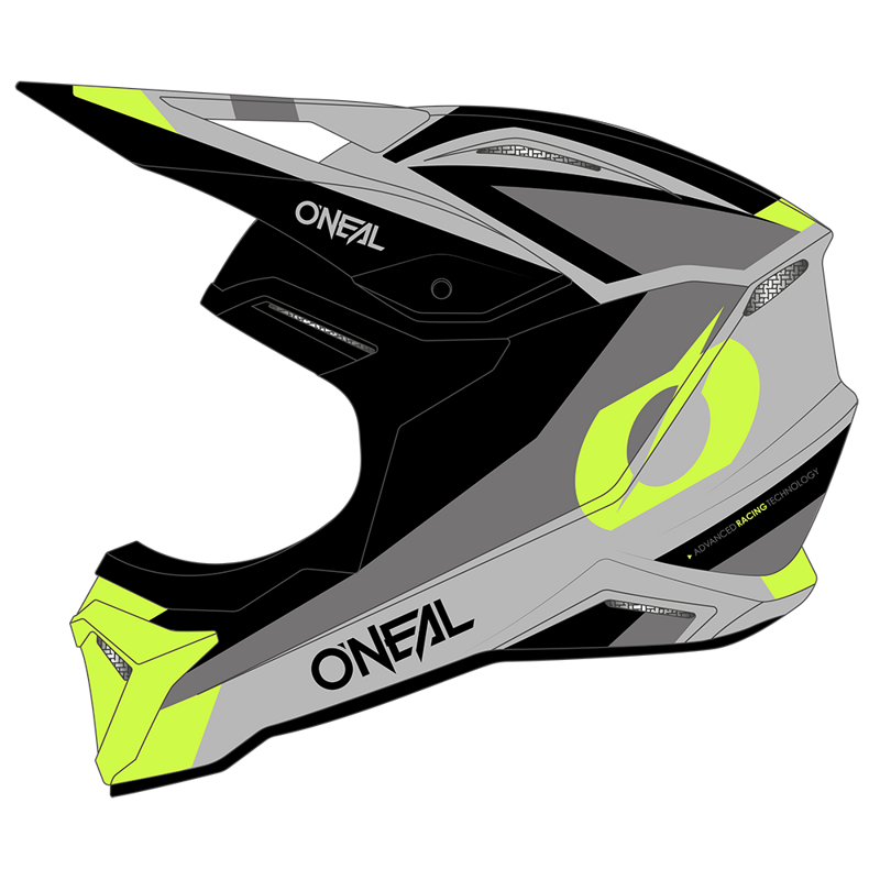 Prilba ONEAL 1SRS Stream čierno žltá fluo detská matná Prilba ONEAL 1SRS Stream čierno žltá fluo detská matná