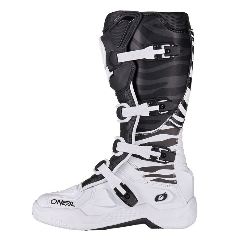 Čižmy ONEAL 3SRS MX Zebra čierno biele