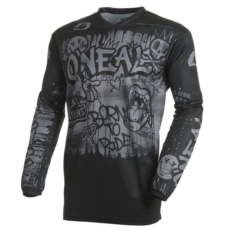 Dres ONEAL Element Rancid čierno sivý