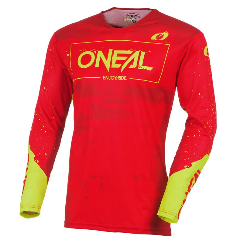 Dres ONEAL Mayhem Paint červeno žltý fluo
