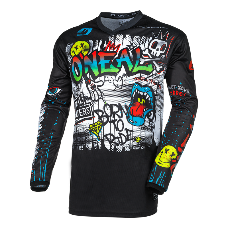 Dres ONEAL Element Rancid čierno biely detský Dres ONEAL Element Rancid čierno biely detský