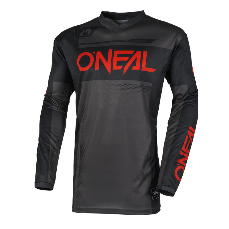 Dres ONEAL Element Racewear čierno sivo červený detský Dres ONEAL Element Racewear čierno sivo červený detský