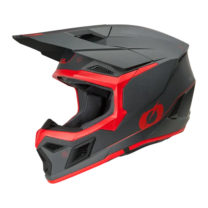 Prilba ONEAL 3SRS E-Stroke sivo červená matná