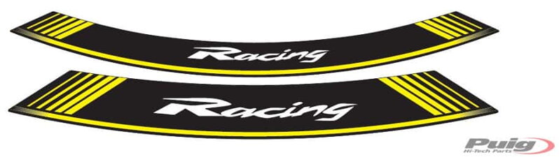 PUIG pásiky na kolesá Racing žlté