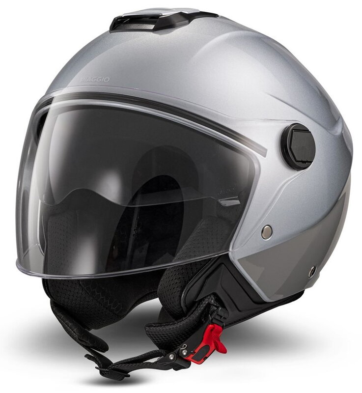 Otvorená prilba PIAGGIO UL01 sivá