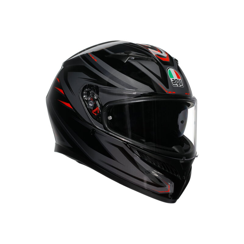 Prilba AGV K3 Syth čierno červená Prilba AGV K3 Syth čierno červená