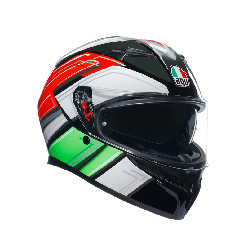 Prilba AGV K3 Wing Italy čierna lesklá Prilba AGV K3 Wing Italy čierna lesklá