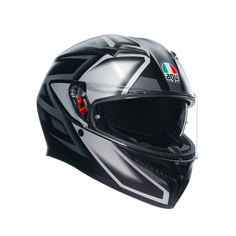 Prilba AGV K3 Compound čierno sivá matná Prilba AGV K3 Compound čierno sivá matná