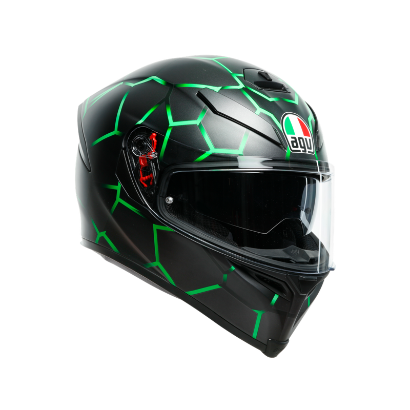 Prilba AGV K-5 S Vulcanum zelená Prilba AGV K-5 S Vulcanum zelená