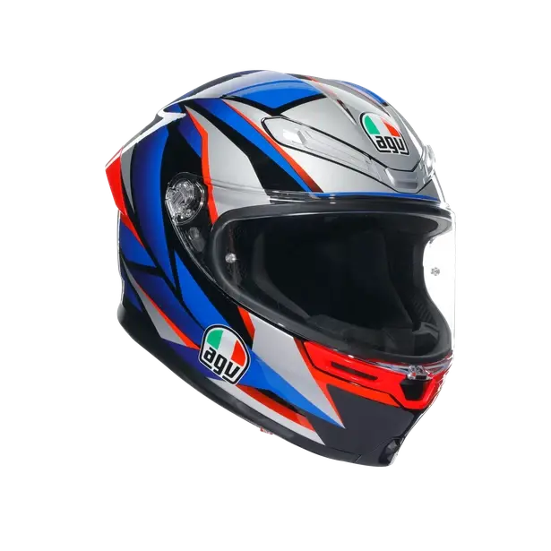 Prilba AGV K6 S Slashcut čierno modro červená Prilba AGV K6 S Slashcut čierno modro červená