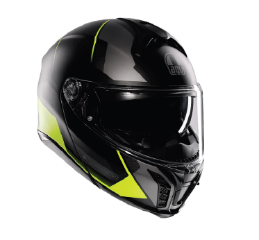 Prilba AGV Tourmodular Perception čierno žltá fluo matná Prilba AGV Tourmodular Perception čierno žltá fluo matná