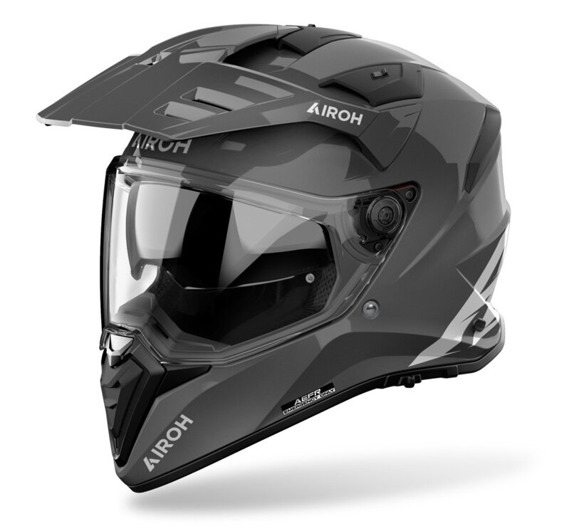Prilba AIROH Bandit Color tmavosivo lesklá